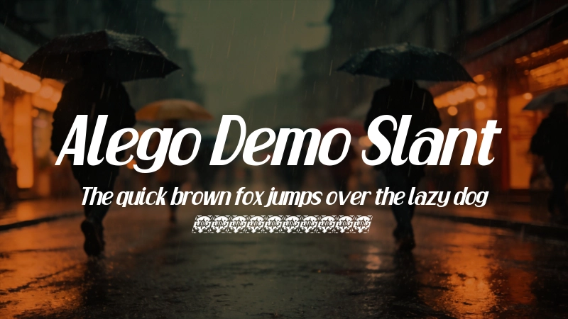 Alego Demo Slant