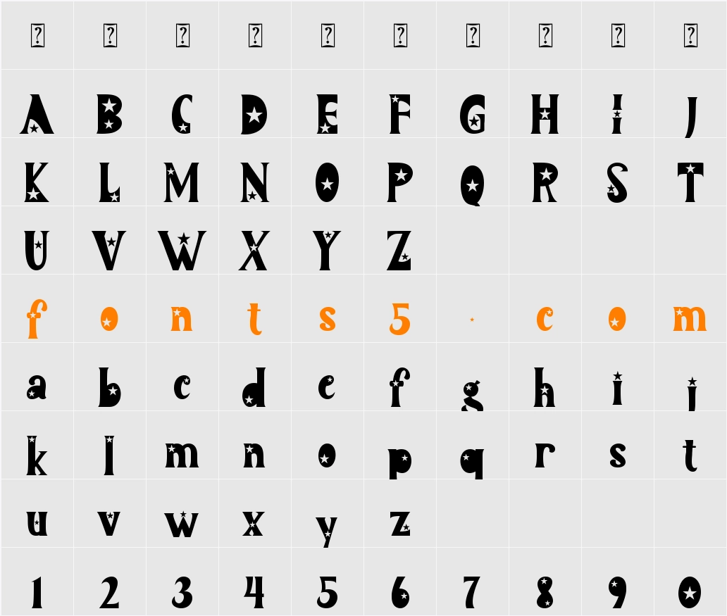 Alegro Star Character Map