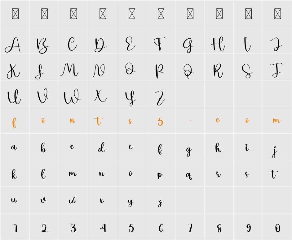 Advice Character Map