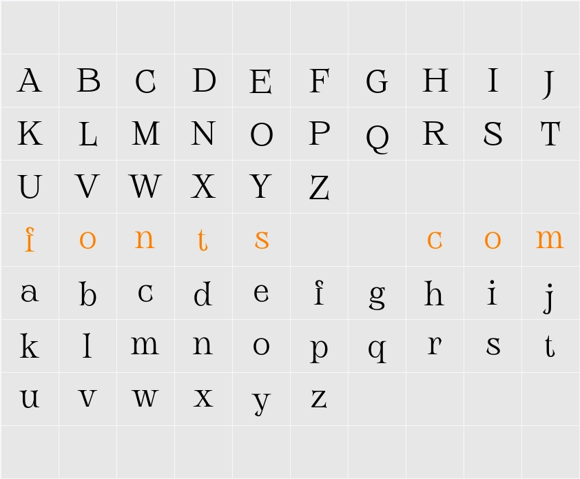 Alfena Demo Character Map