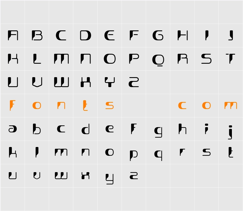 Alavine Demo Character Map