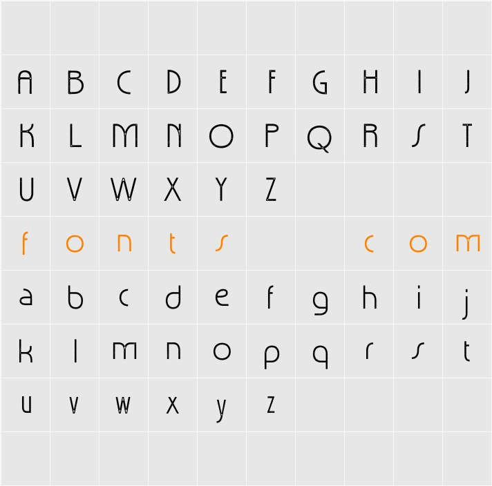 Acelina Stamp Demo Character Map