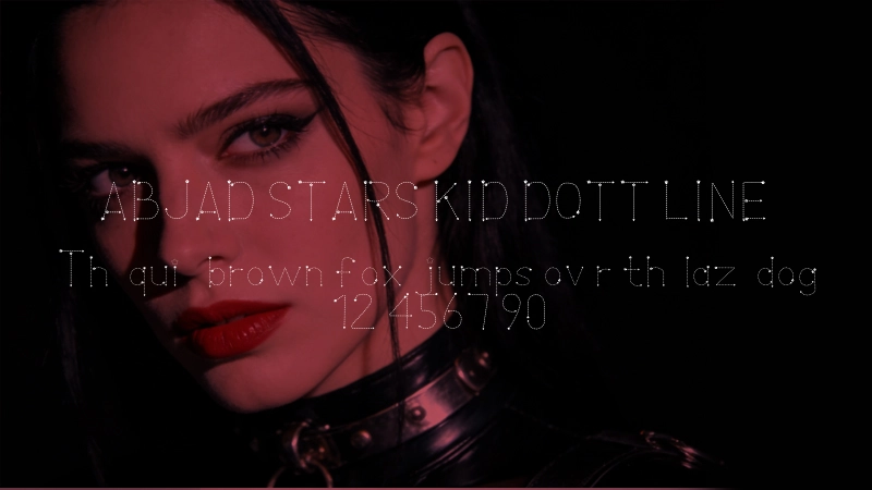 ABJAD STARS KID DOTT LINE