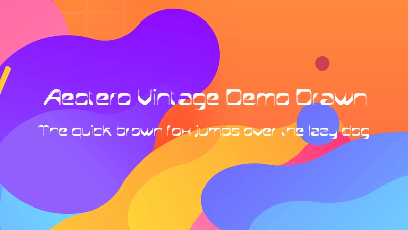 Aestero Vintage Demo Drawn