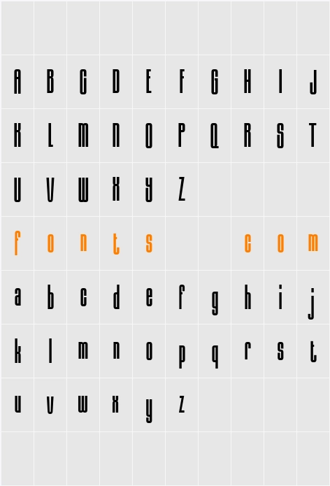 Albercio Demo Character Map