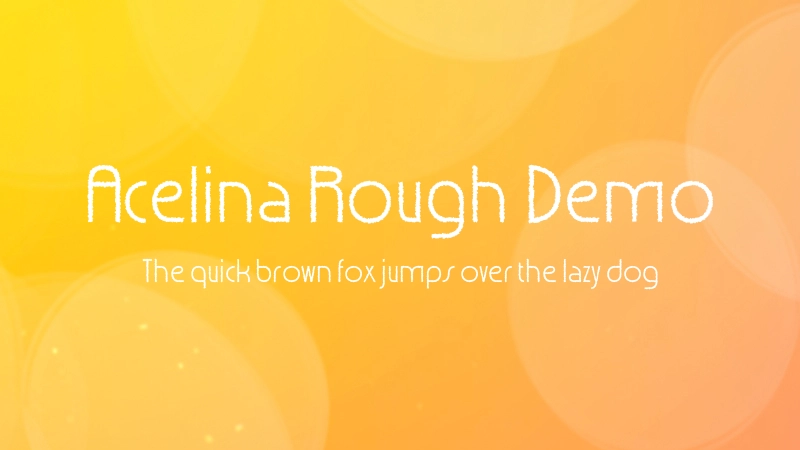 Acelina Rough Demo