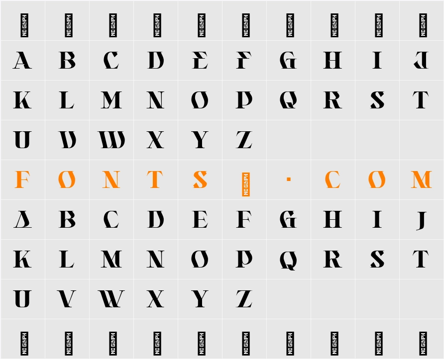 Abose - Demo Version Character Map