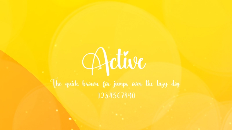 Active Font Preview Image