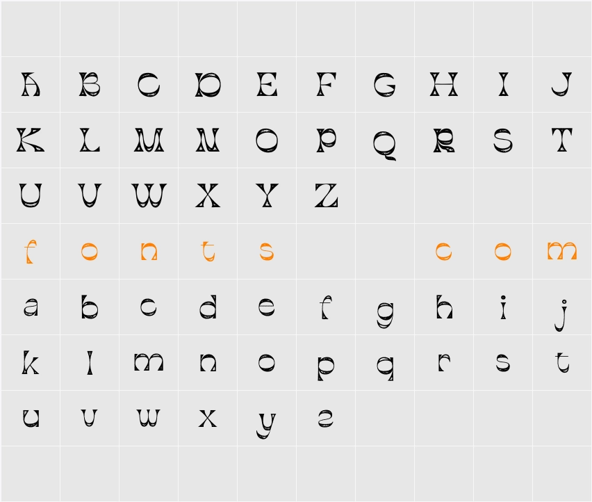 Abeleo Vintage Demo Stamp Character Map