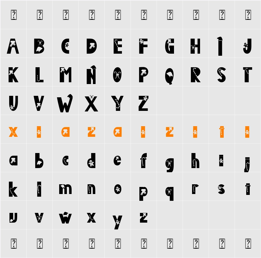 Christmas Fabulous Character Map