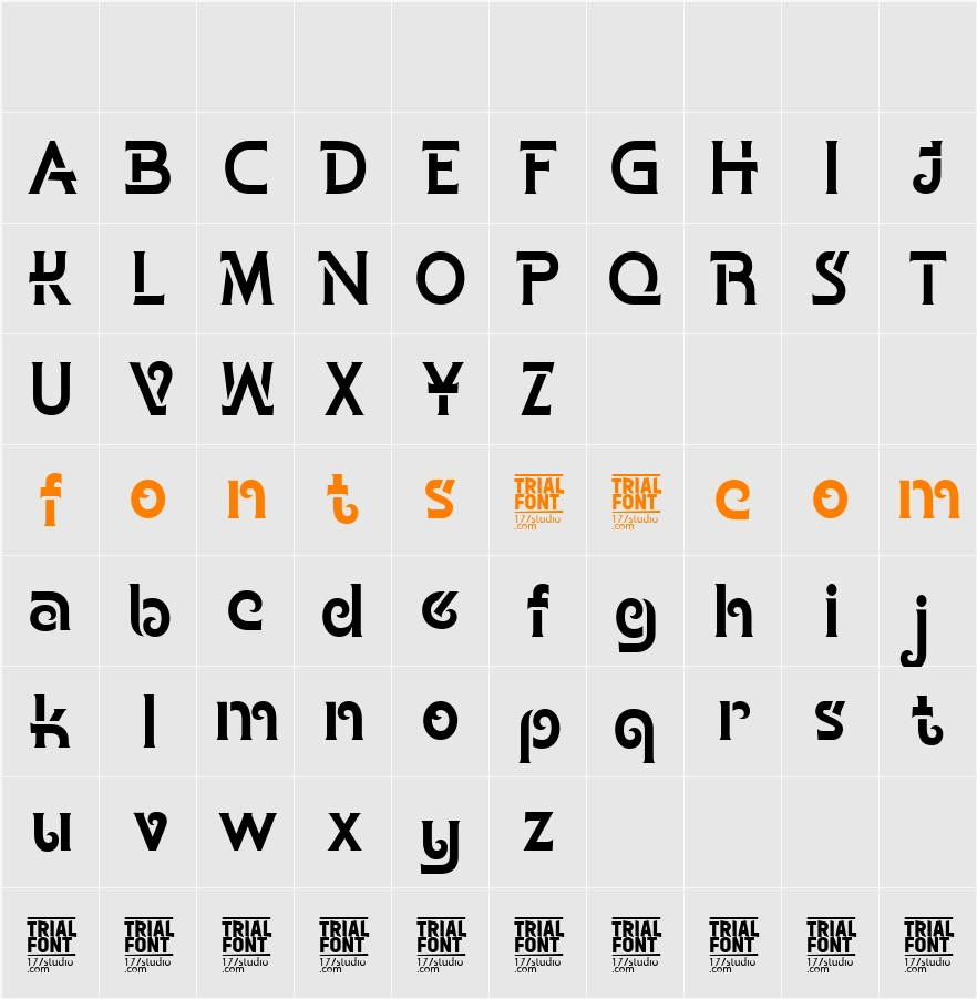 ACCESSIBLE CHARACTER DEMO Character Map