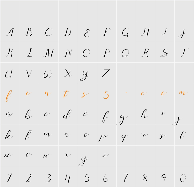 Adamenya Character Map