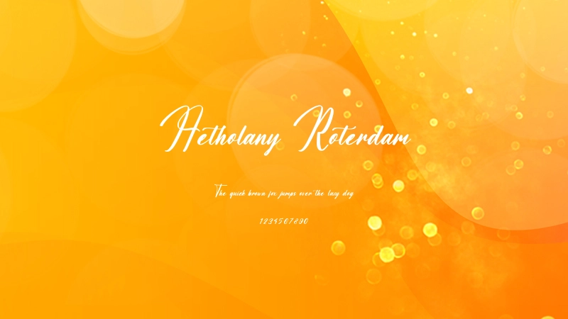 Aetholany Roterdam Font Preview Image