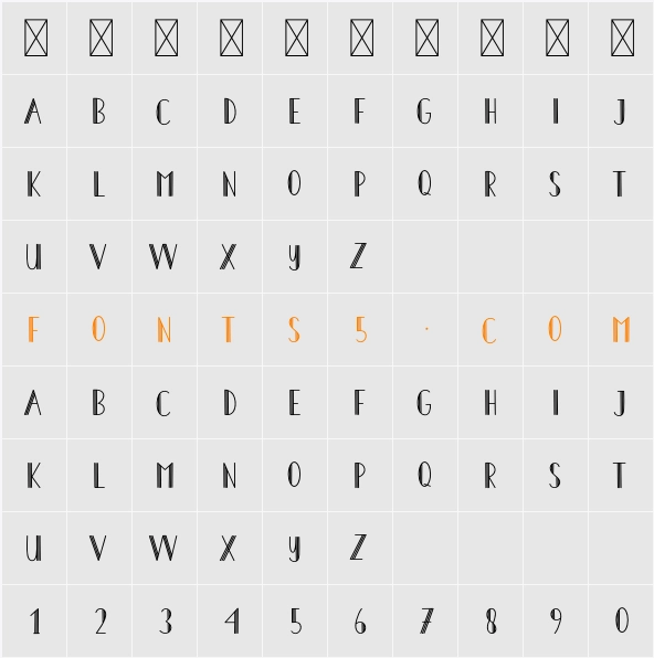 Aircraft Character Map