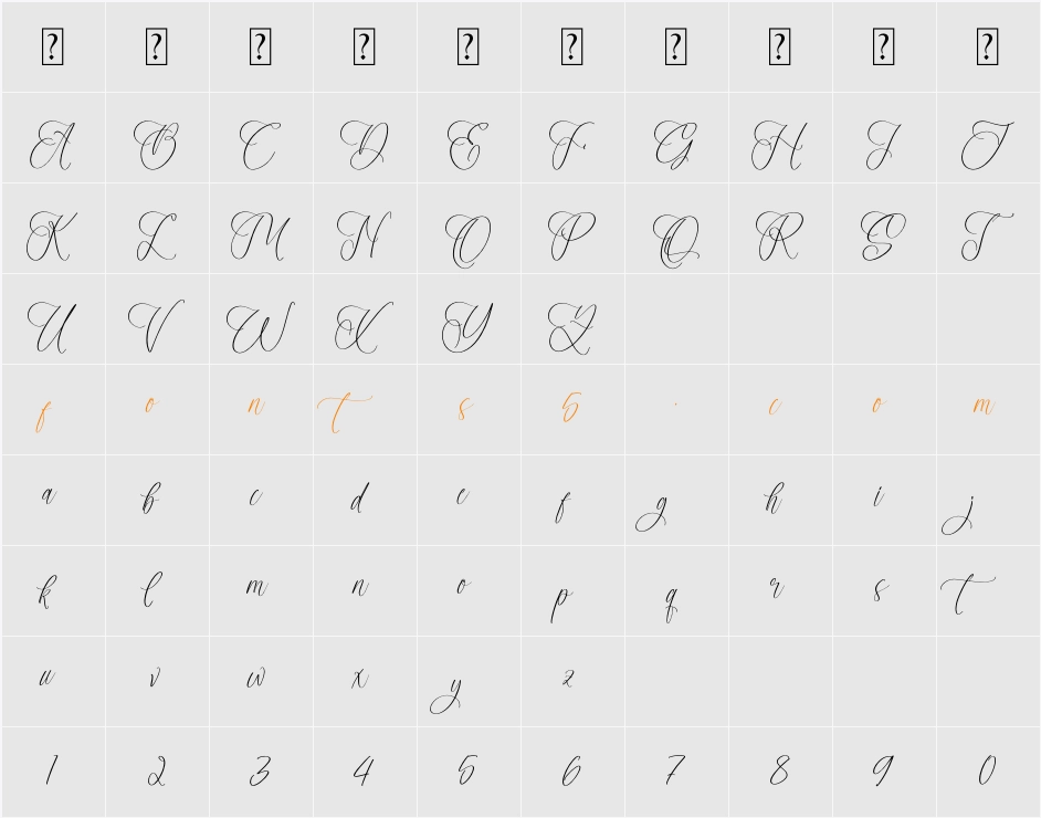 Adofellins Barlinestya Character Map