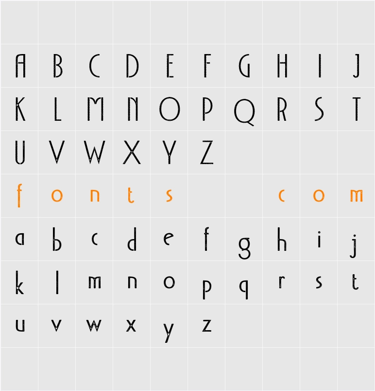 Acello Stamp Demo Character Map