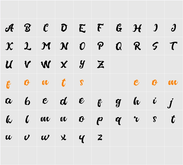 Agasthiya Rococo (Demo Version) Character Map