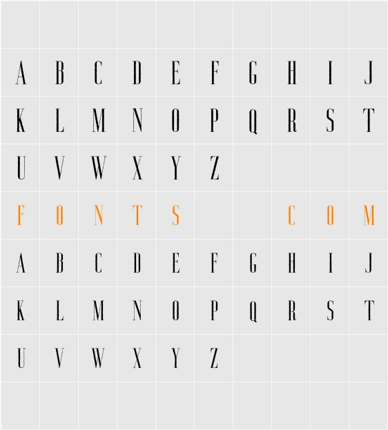 Aguero Serif Rough Demo Character Map