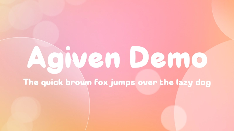 Agiven Demo