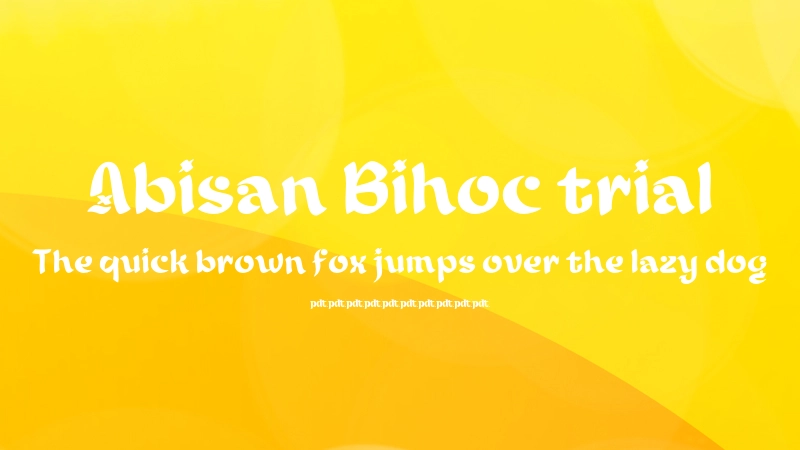 Abisan Bihoc trial