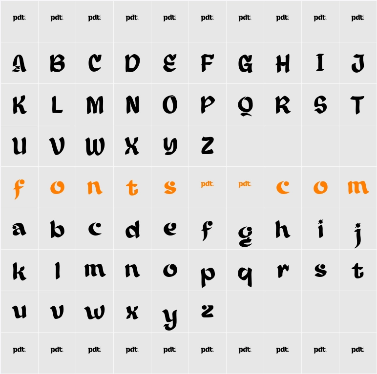 Abisan Bihoc trial Character Map