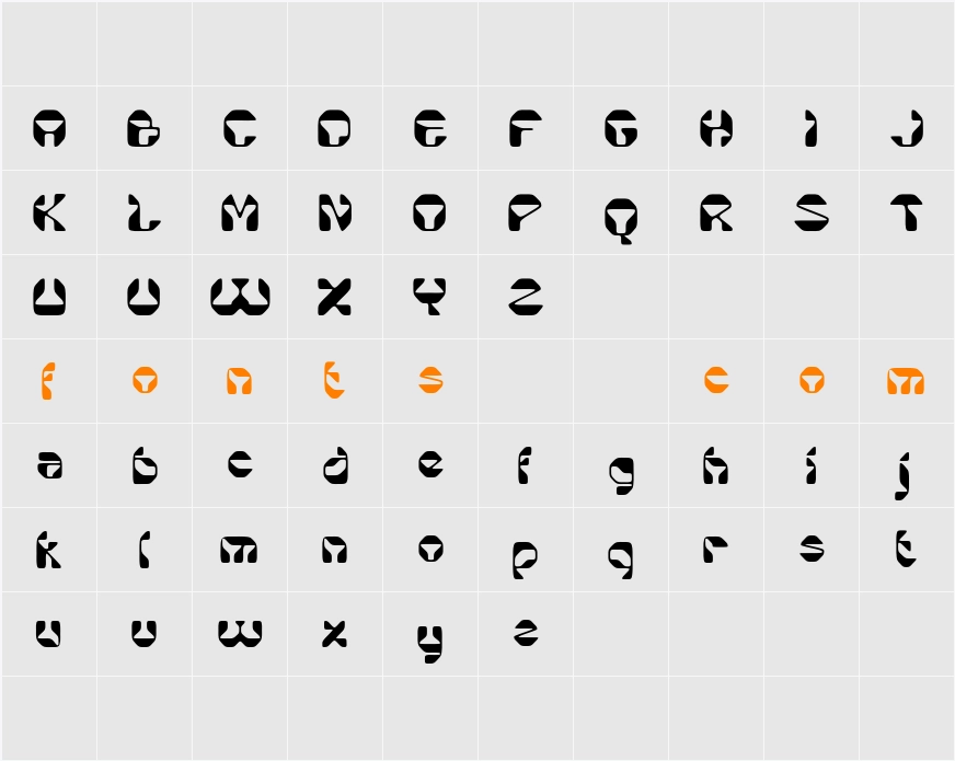 Alacus Vintage Demo Drawn Character Map