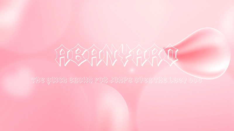 Abanyaro Font Preview Image