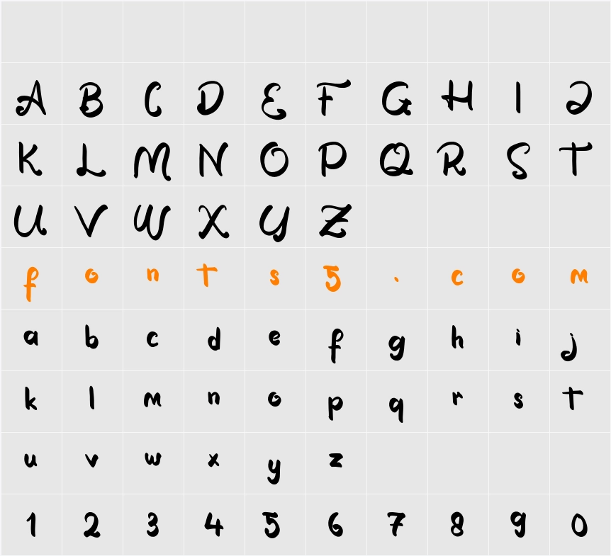Alexander Character Map