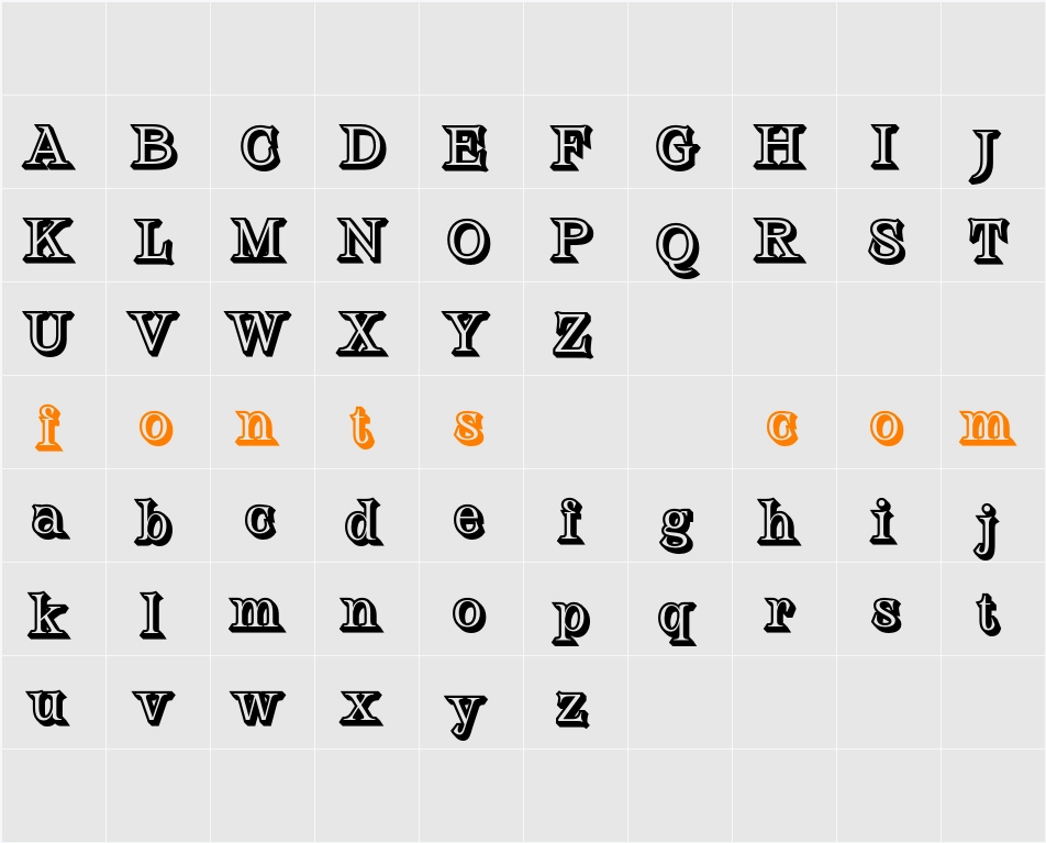 Alfena 3D Demo rudeRight Character Map