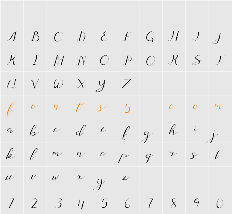 Adamenya Character Map