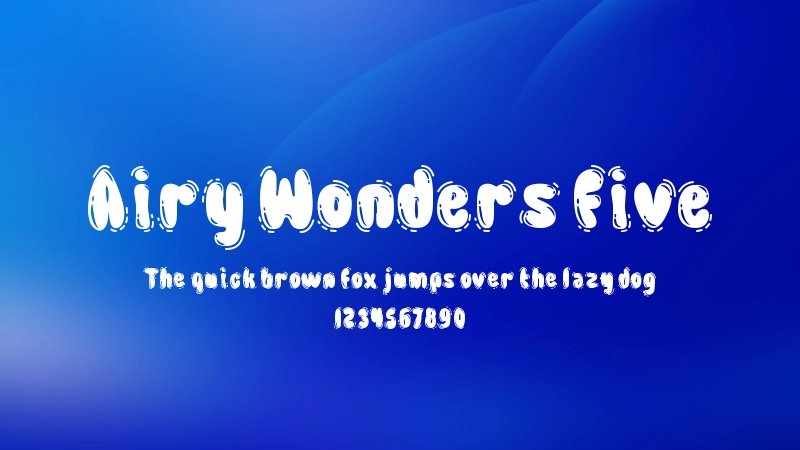 Airy Wonders Five