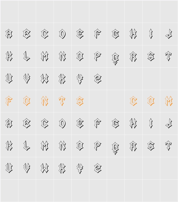 Abanyaro Character Map