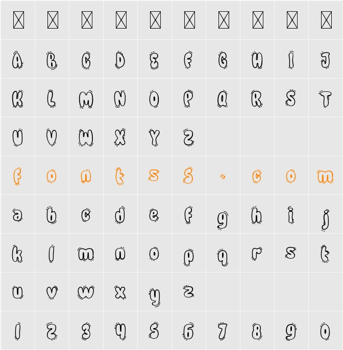 Airy Wonders Six Character Map