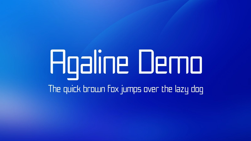 Agaline Demo