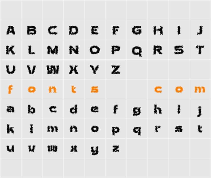 Aldercy Unfocus Demo Character Map