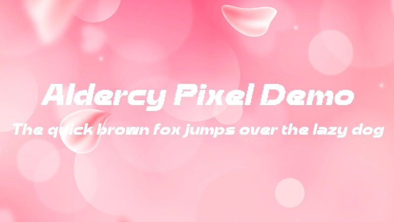 Aldercy Pixel Demo