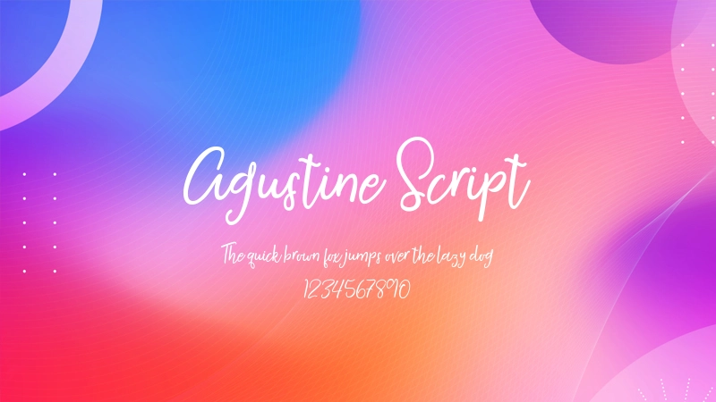 Agustine Script