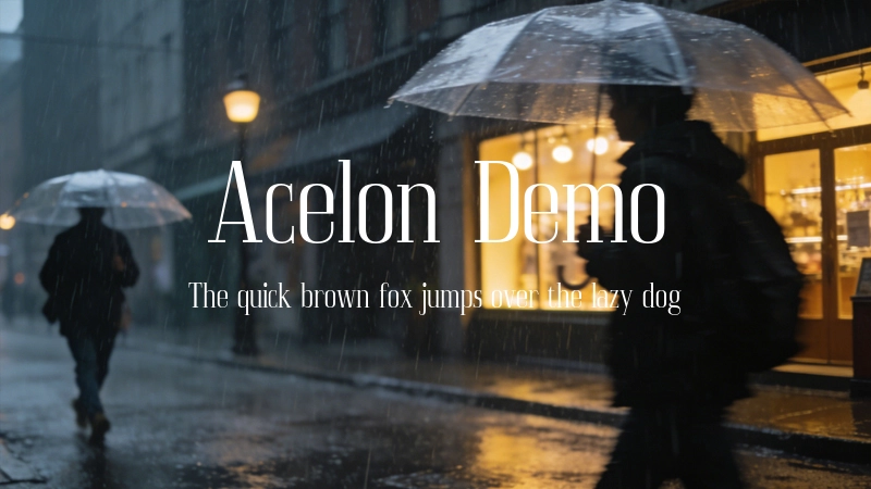 Acelon Demo