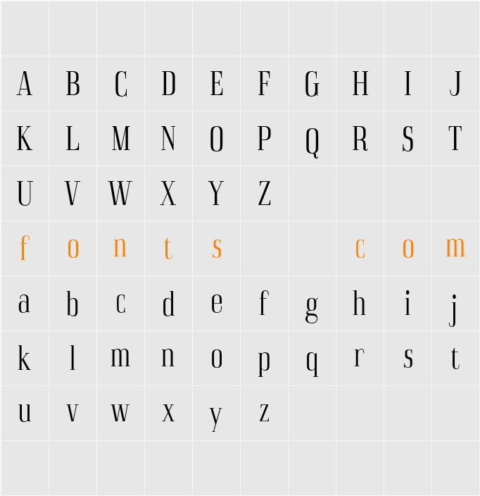 Acelon Demo Character Map