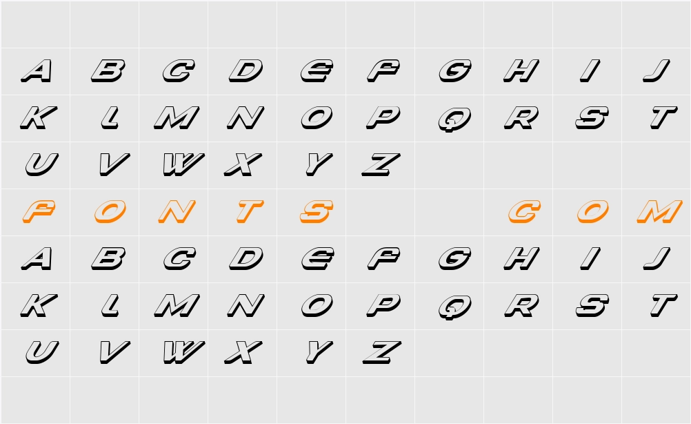 Aerobics Character Map