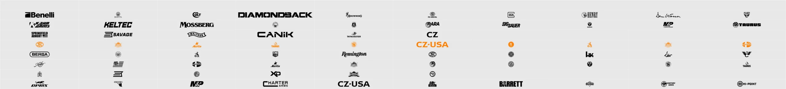 2nd Amendment Brands Character Map
