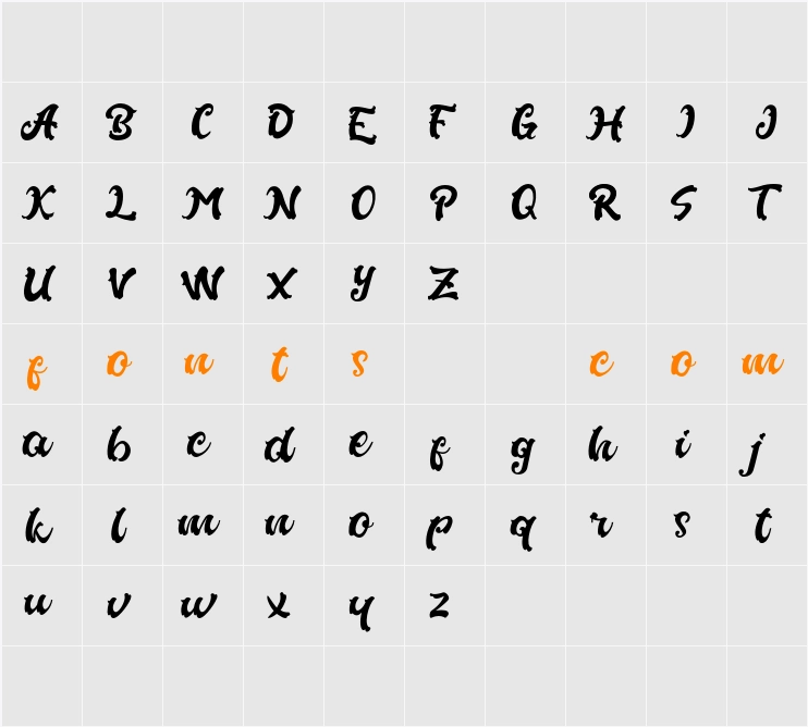 Agasthiya Rococo (Demo Version) Character Map