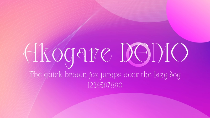 Akogare DEMO