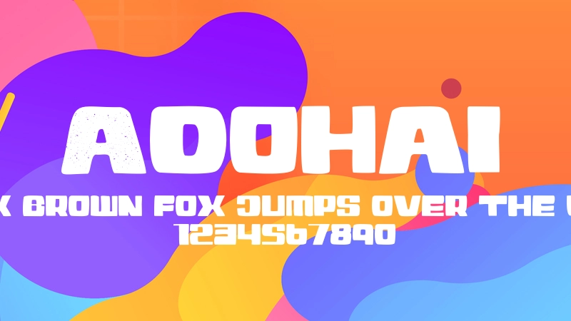 Adohai Font Preview Image