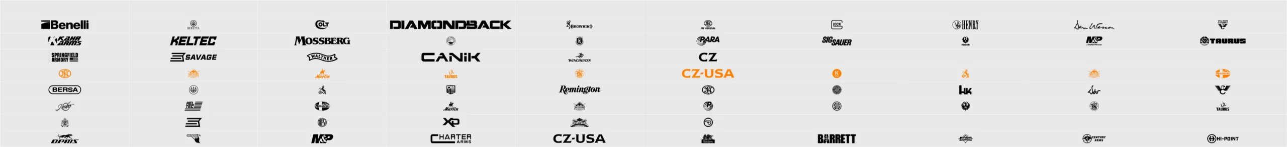 2nd Amendment Brands Character Map