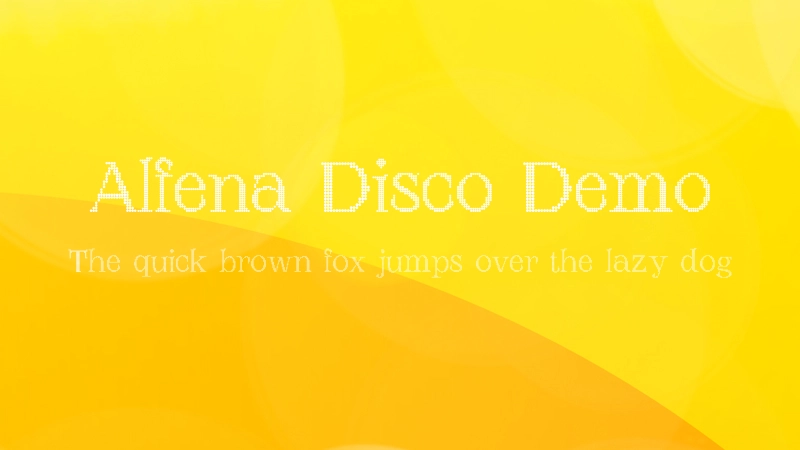 Alfena Disco Demo