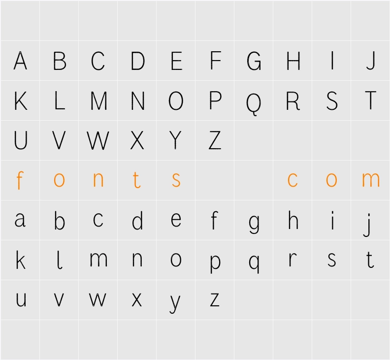 Achiello Stamp Demo Character Map