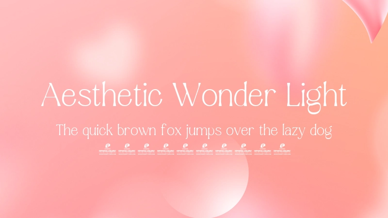 Aesthetic Wonder Light
