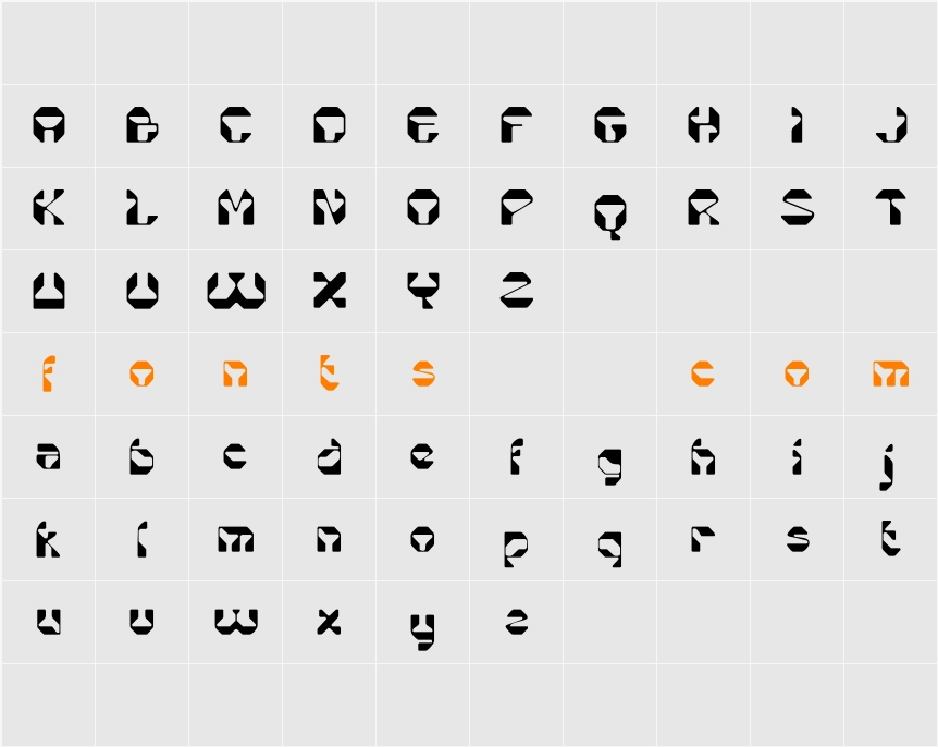 Alacus Blur Demo Character Map