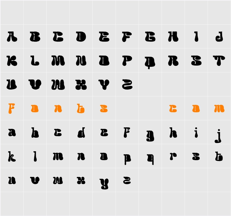 Acaphy Rough Demo Character Map